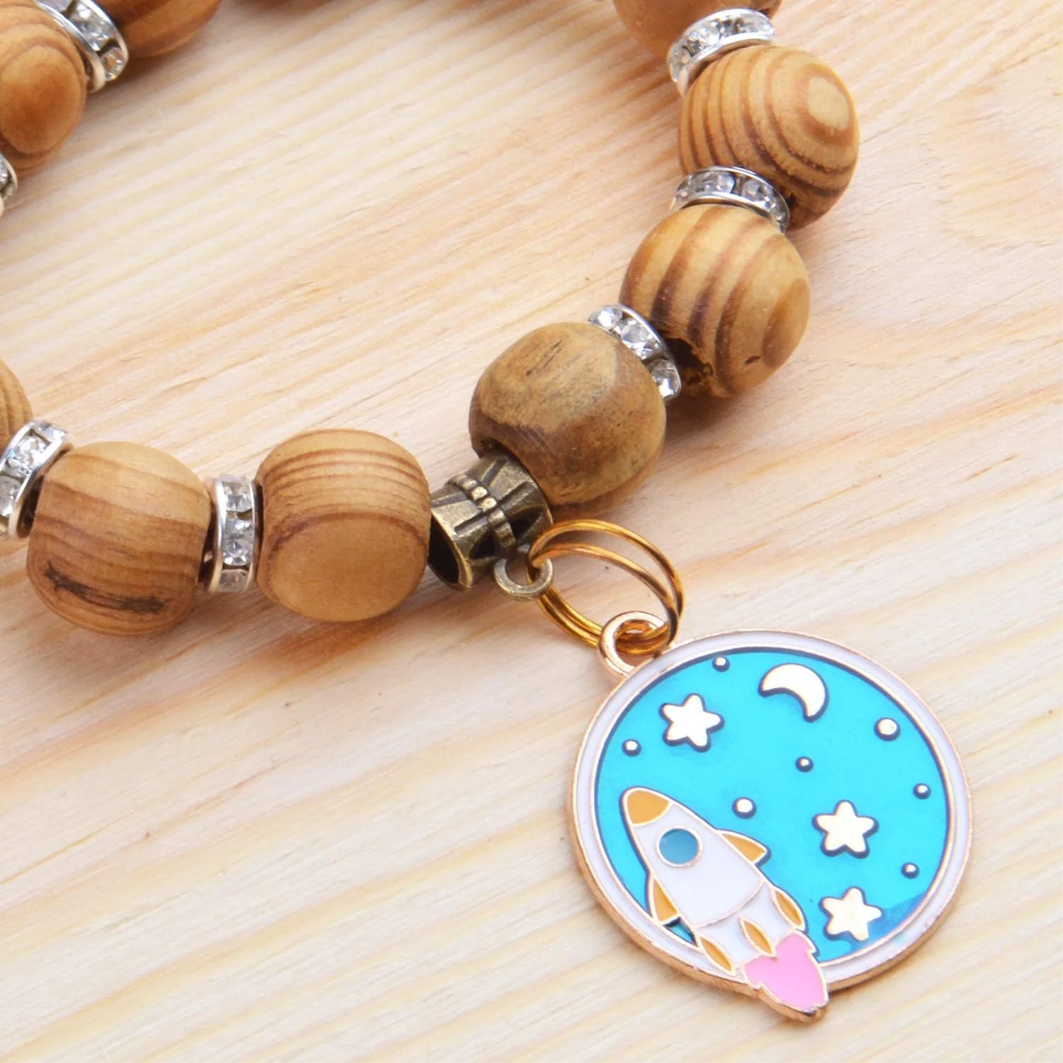 45 Stück antike Legierung Anhänger Verschluss Bail Perlen lose Distanzperlen Anschlüsse für DIY Halskette Armband Schmuckherstellung L692 4 Farben – Detail 3