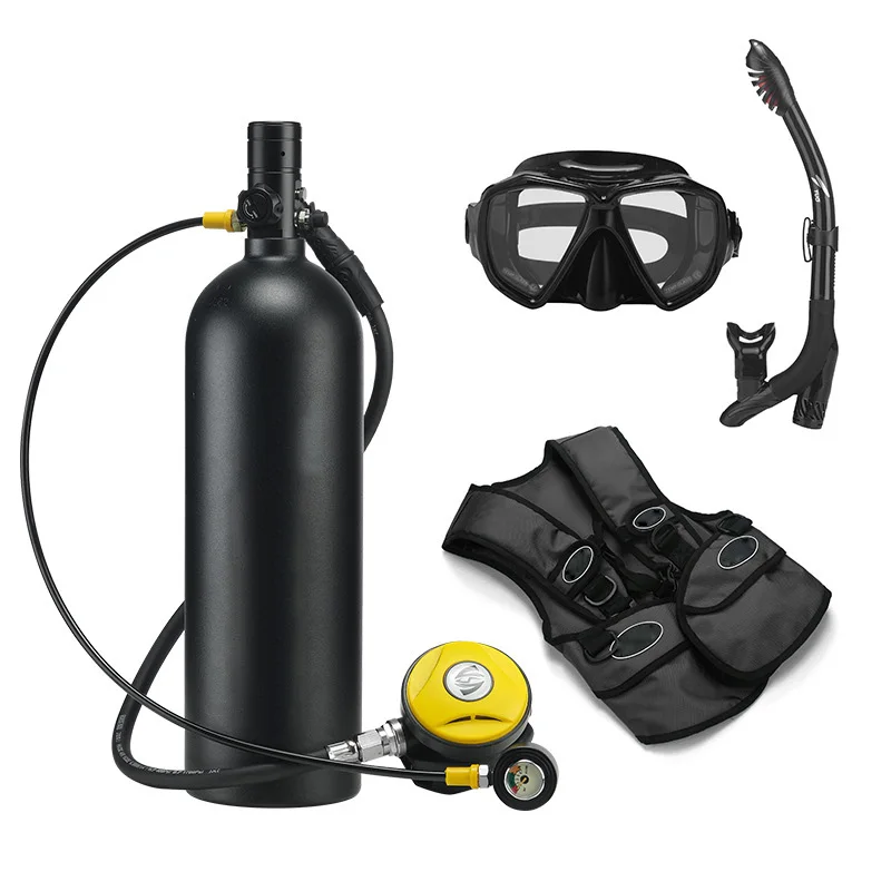 Diving Tank Set, OVERWELL 3 Hours Capability Portable Diving Tank Pump
