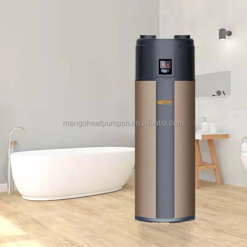 Aria Fredda Cop4.5 3.5Kw Wifi 200L 75Deg Caldaia Per Riscaldamento Ad Acqua Calda Cina Monoblocco All In One Pompe Di Calore Ad Aria Geyser