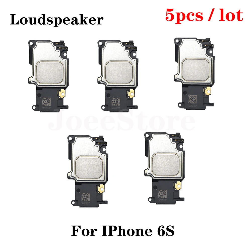JoeeStore-아이폰 6 6S 7 8 플러스용 라우드 스피커 플렉스 케이블 5 개, 하단 라우드 스피커 벨소리 부저 내부 사운드 교체 부품