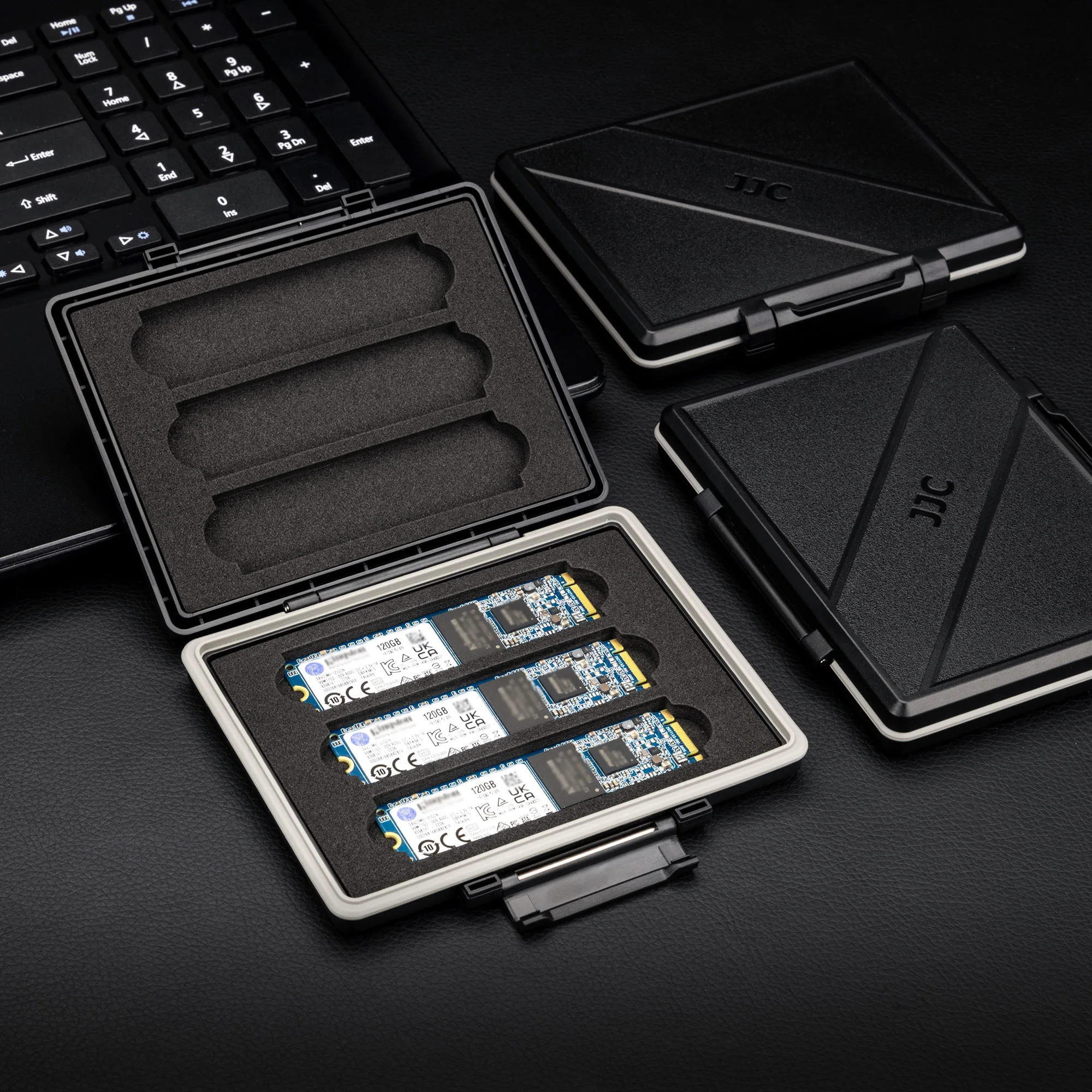 Estojo para Cartões Ssd Resistente à Água Slots M.2 2280 2260 2240 Armazenamento M.2 Drive Nvme M.2 2280 à Prova de Choque - Imagem 6