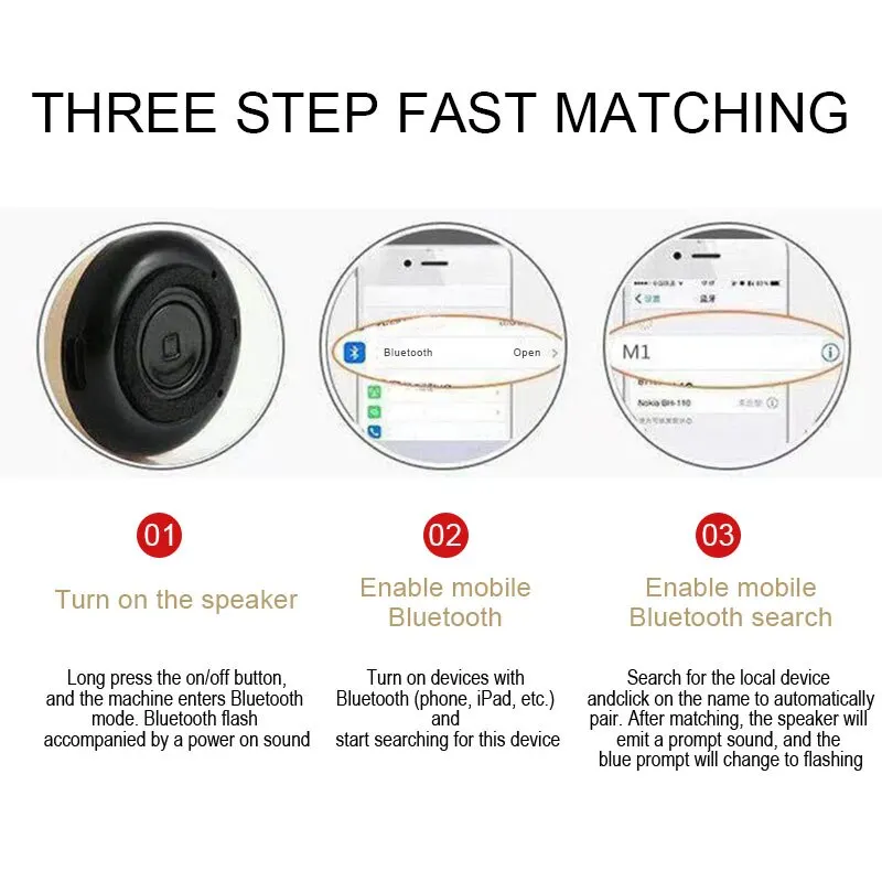 Mini Bluetooth Small Speaker Portable Wireless Outdoor Camera With Microphone Stereo Metal Subwoofer Small Steel Cannon bluetooth speaker portable speaker mini bluetooth speaker mini sound box