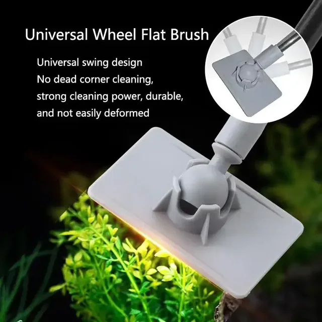Aquarium Cleaner Fish Tank Net Scraper Accessories Multifunctional Aquarium Fish Tanks Cleaning Tools Kit Algae Tank Cleaner Set 4