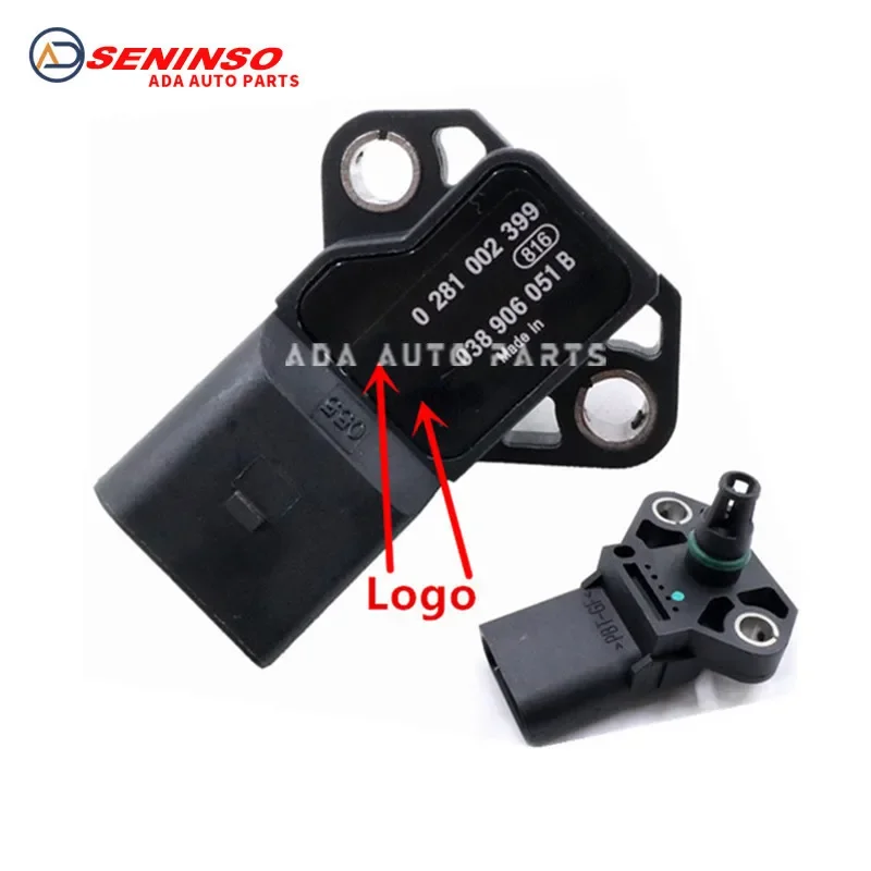 

Brand New 0281002399 038906051B 038906052B MAP Manifold Pressure Sensor For Volkswagen Golf Beetle 2003-2006 Jetta 2002-2005