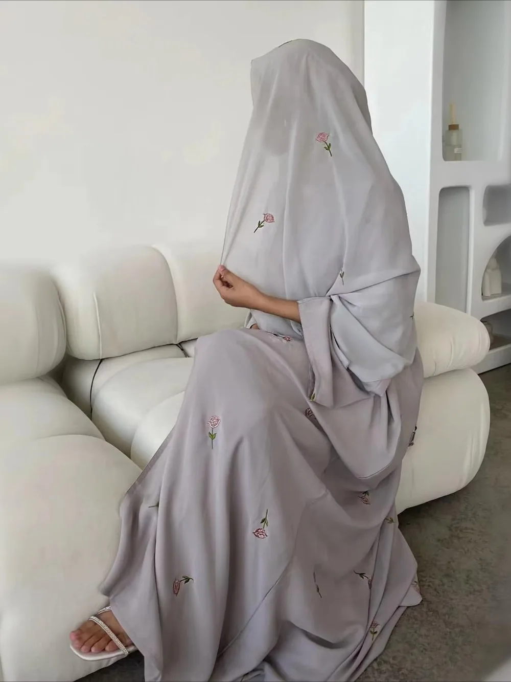 عباية للنساء فساتين جلابية مطرزة رمضان عيد مسلم ال...
