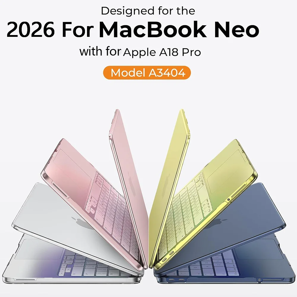 Crystal Clear Scratch-Resistant Protective Laptop Case