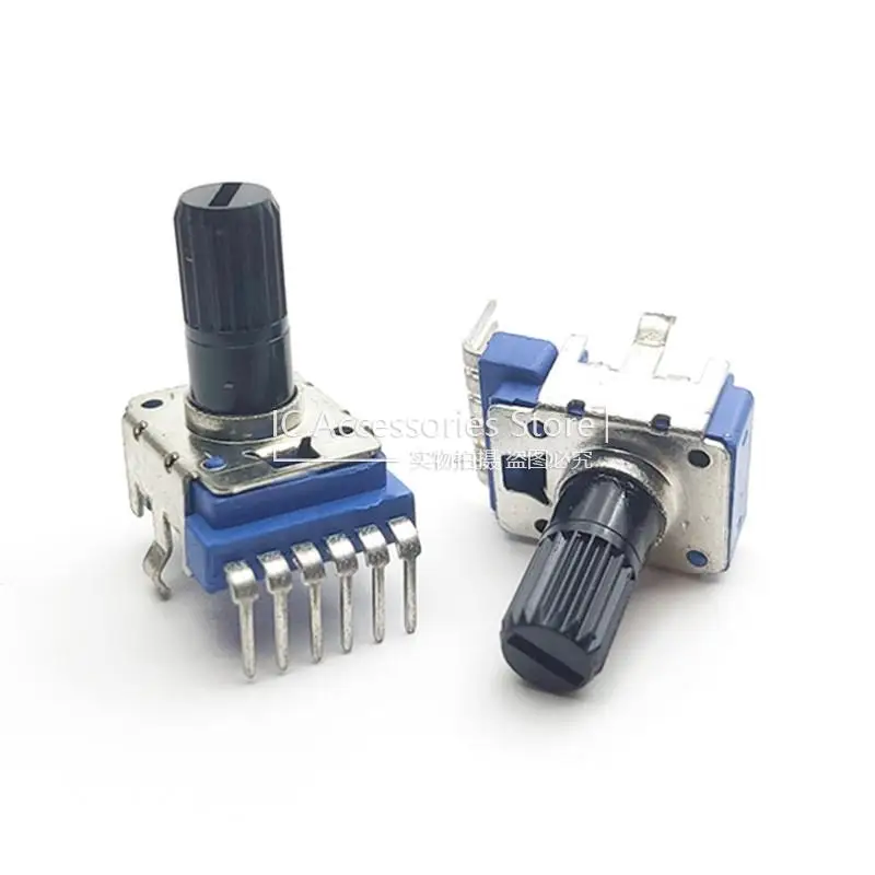 

3PCS RK12L Dual Simultaneous 6Pin B10K B103 Shaft Length 13MM Power Amplifier Audio Volume Potentiometer
