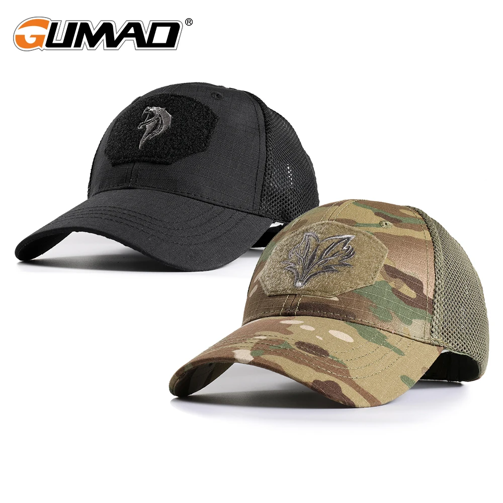 Boné Militar Tático Ajustável, Chapéu Protetor Solar, Camuflagem do Exército Camo, Caça Airsoft, Acampamento, Caminhadas, Pesca, Beisebol, Snapback