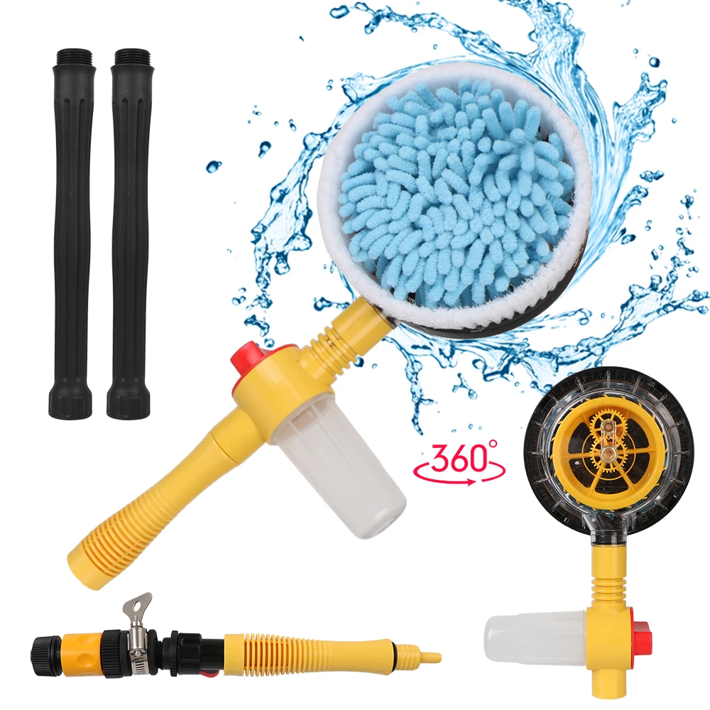 

Car Accessories Foam Wash Brush Mop High Pressure Washer Gun Nozzles Switch Set Windshield Wheel Clean Tool Motorcycle Auto Care