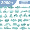 Modular Kids Play Couch 12PCS, Modular Kids with 4 Arches, Fold Out Kids Couch for Playroom, Modular Couch for Boys and Girls 2
