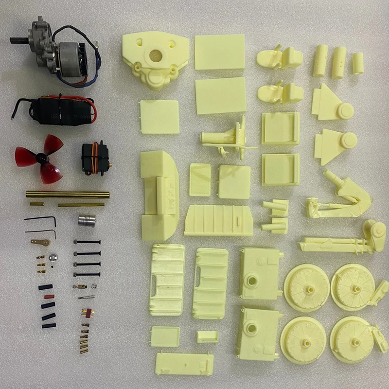 RC Boat Trawler 3D Printing Resin Kit DIY Coloring The