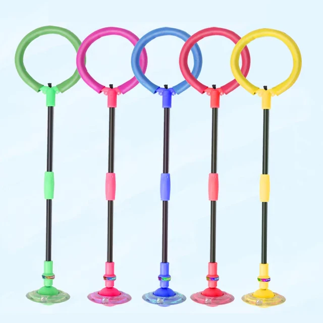 Flash Jumping Rope Ball Kids One Foot Outdoor Fun Sports Children Jumping Force Reaction Training Swing Ball Child-parent Games 6