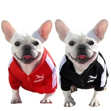 Fashion Winter Pet Dog Sweatshirt Clothes for Small Medium Dogs,Warm Fleece Zipper Dog Jacket,Chihuahua French Bulldog Jacket