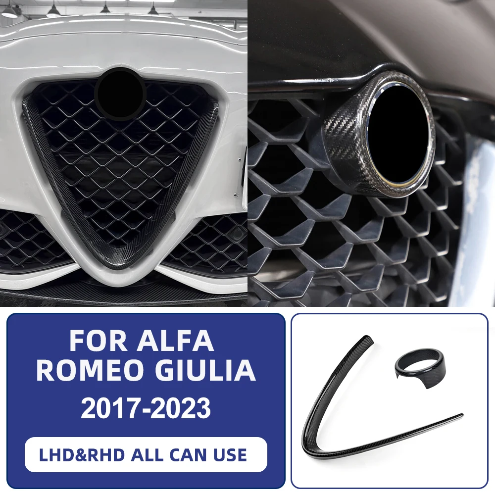 Minigonne laterali stile racing in fibra di carbonio Alfa Romeo Giulia QV