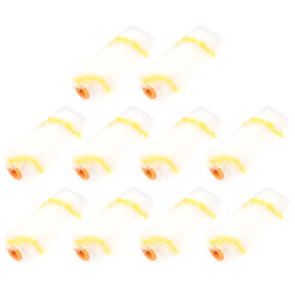 10 Pcs Rollers 4 Inch Paint Painting Supplies for Home Cabinet Naps Kit Covers Small