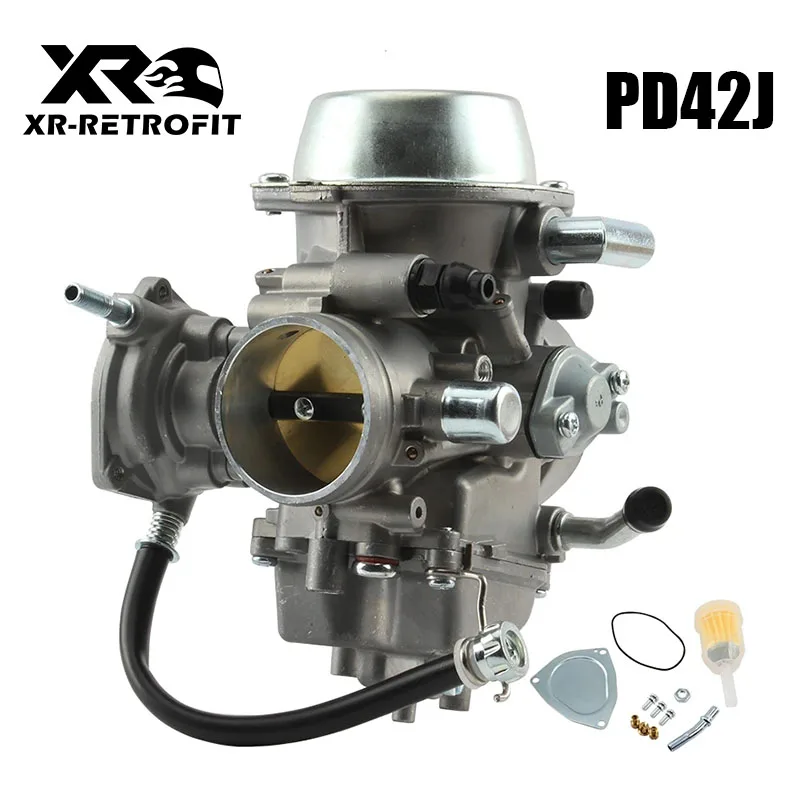 

Motorcycle Pd42J Vacuum Carburetor Case 42mm For Yamaha Grizzly 600 660 YFM600 & Raptor 660 ATV UTV For Hisun Motor 700cc