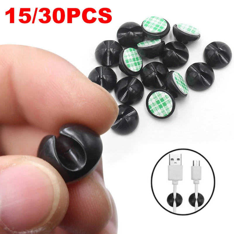 Cable Clips Winder Silicone Cable Organizer Desktop Wire Storage Charger Cord Holder for Car USB Charging Tablet Wire cable organizer cable clip
