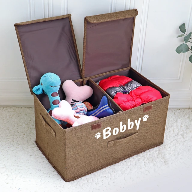 Custom Collapsible Pet Toy Storage Basket