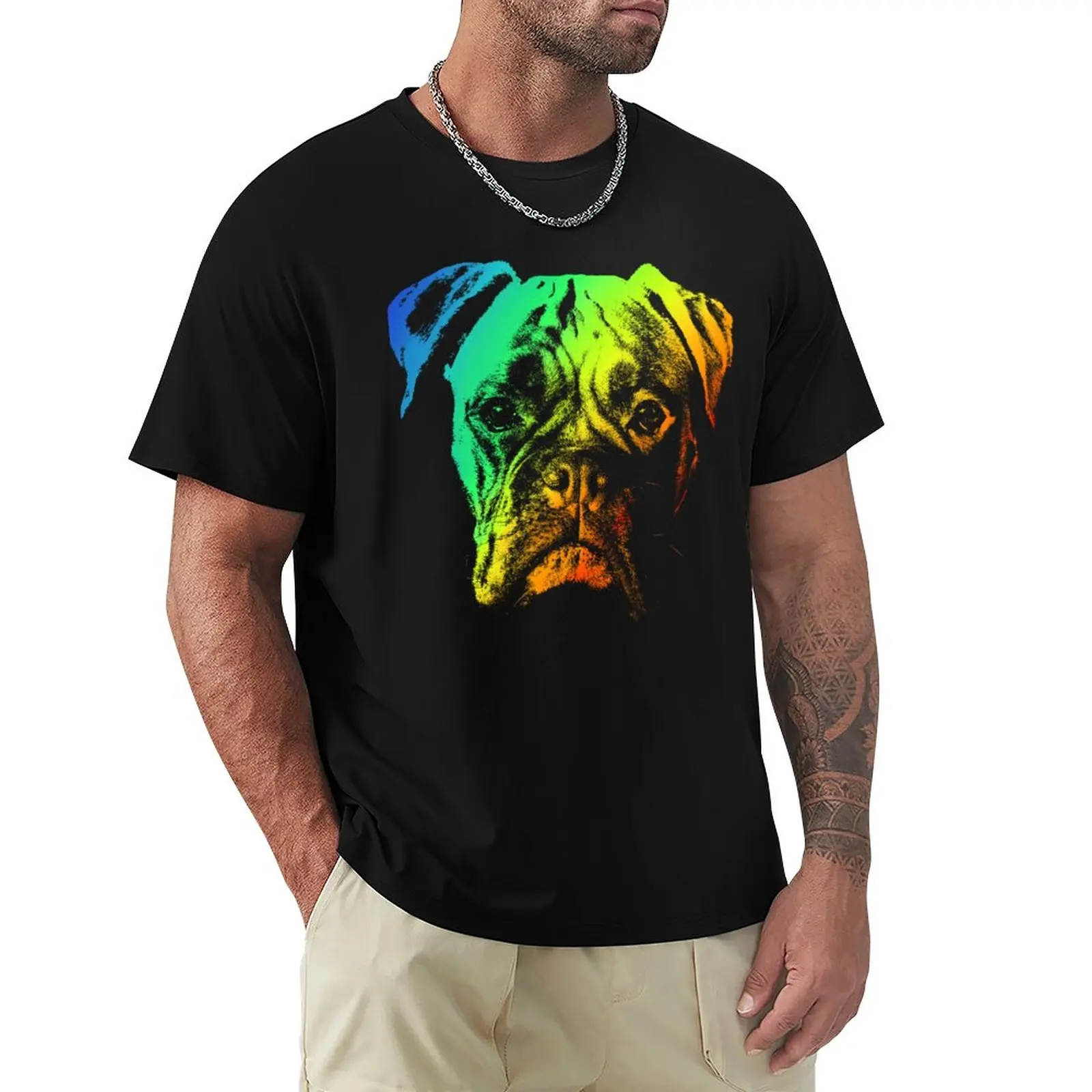 

BOXER Dog Lover Gifts T-Shirt summer clothes plus sizes mens t shirts