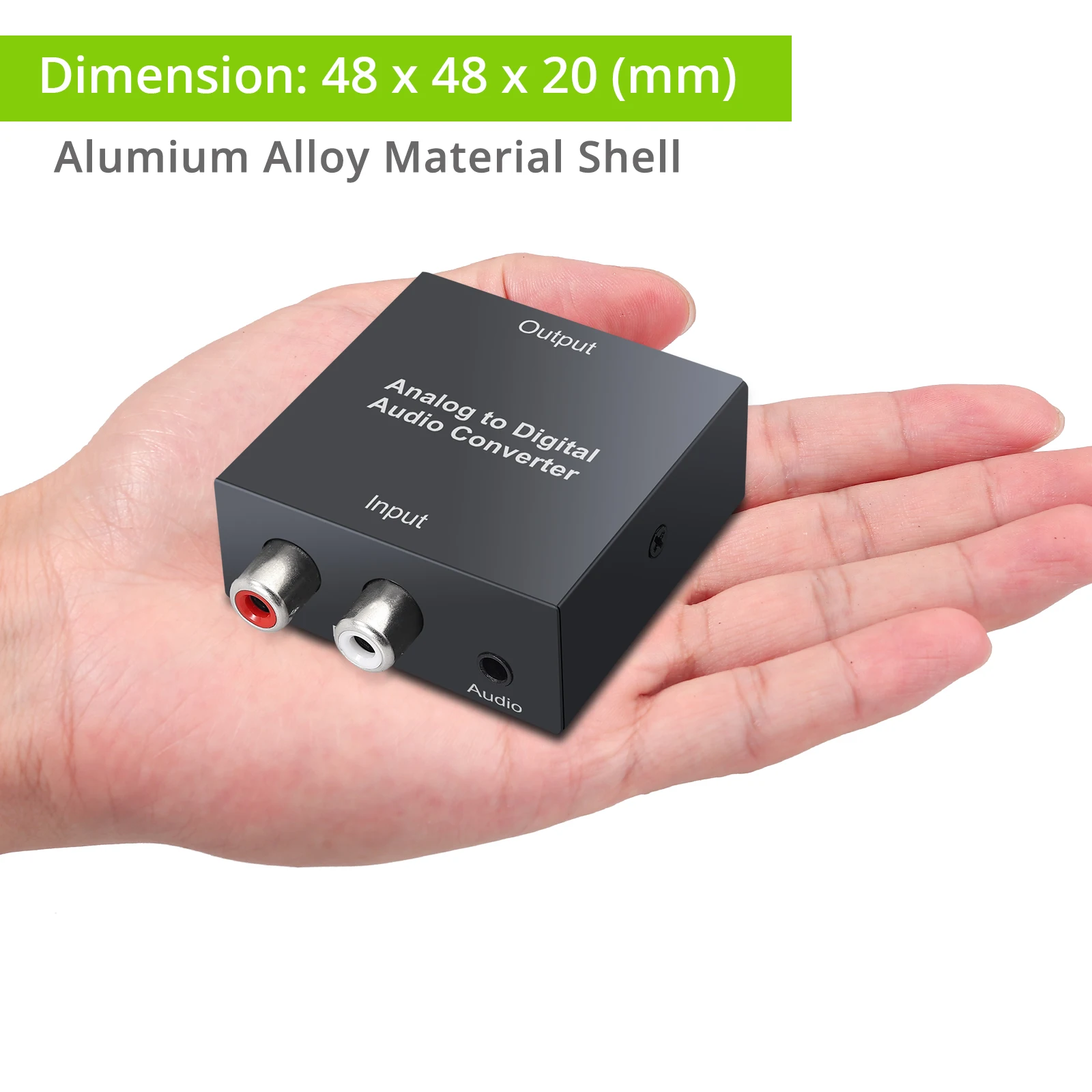 Digital Audio Converter Conversor Coaxial A Rca PROZOR Analog To