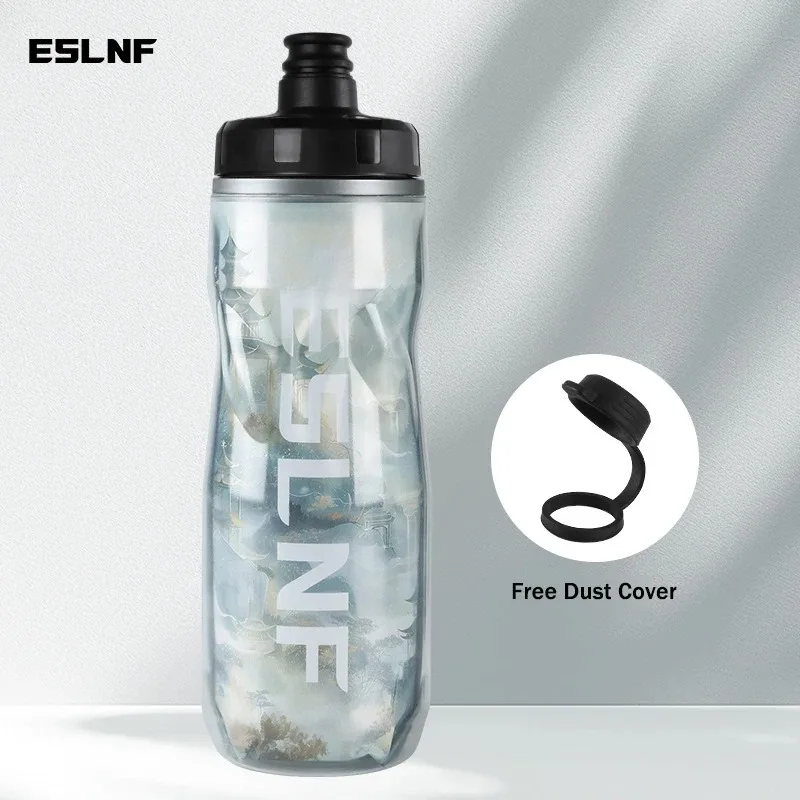 ESLNF Bottiglia d'acqua semovente di grande capacità isolata Iceberg Bike Bici da strada Tazza d'acqua portatile Attrezzatura da ciclismo all'aperto