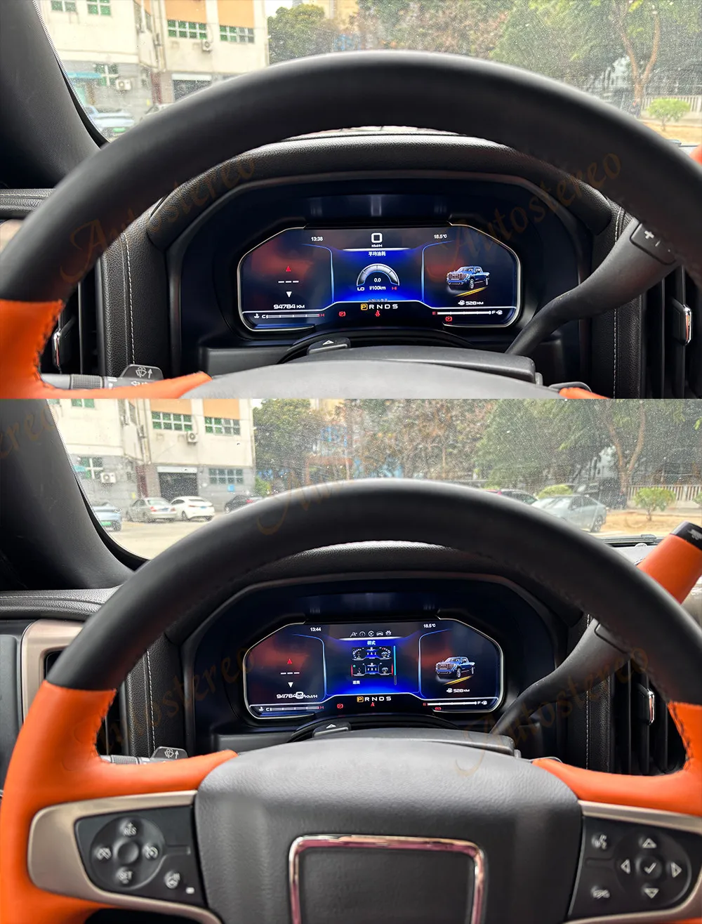 Car Radio Digital Odometer Carplay Android 13 for Chevrolet Silverado GMC Tahoe