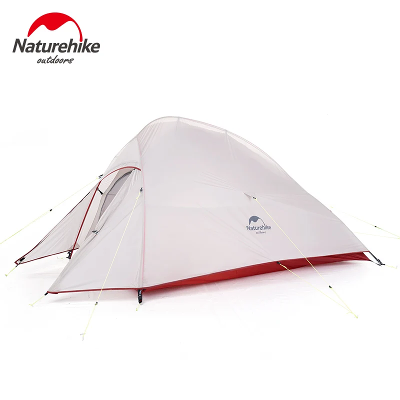 2 Person Camping Tent 20D Nylon Silicone CloudUp 2 Update Ultralight Tent With Mat Camping Tent Portable Tent For Couple Hiking Trip