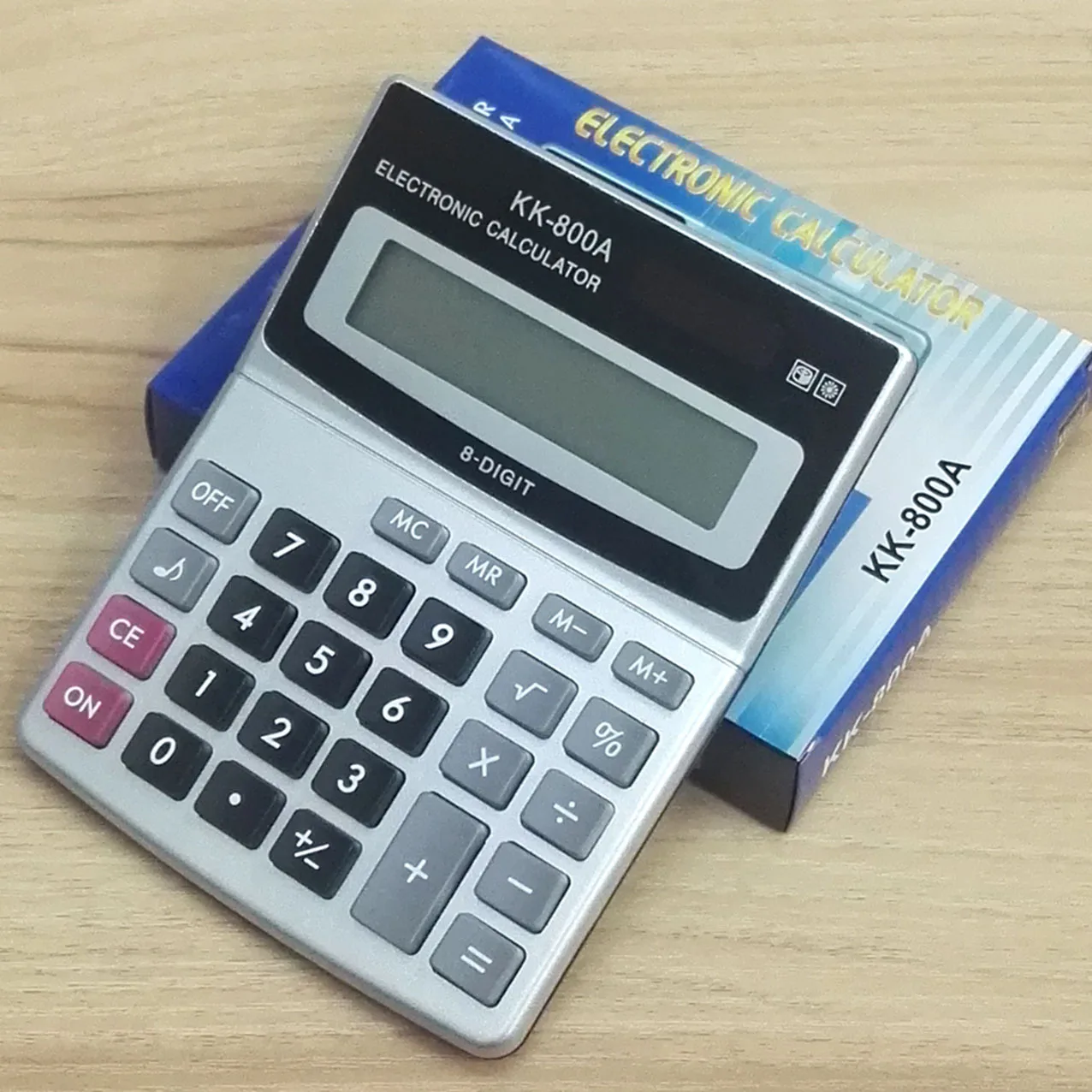 Calculator KK-800A Metal Desktop  Large Font Wide Calculator 8 A Business Computer Office Supplies with Manufacturer Wholesale