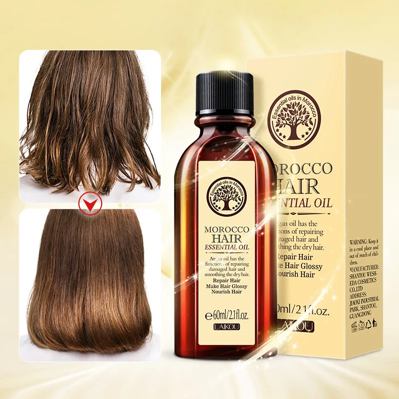 40Ml Cura Dei Capelli Olio Essenziale Di Argan Puro Marocchino Per Capelli Per Tipi Di Capelli Secchi Prodotti Multifunzionali Per La Cura Dei Capelli