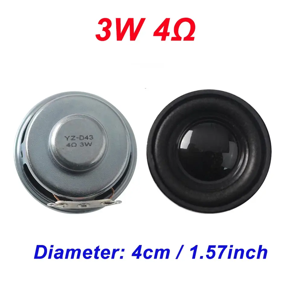 1-10pcs 40mm Speaker 4R 3W Mini Amplifier/Bluetooth Speaker -Watt 4 Ohm 40mm Small Speakers for DIY Electronics image 9