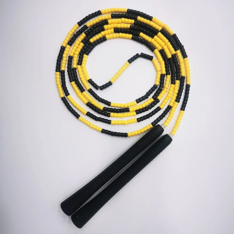 NEVERTOOLATE 19cm long PP handle Soft PVC beads 300cm 3m skip jump rope freestyle tricks crossfit no tangle fitness 5