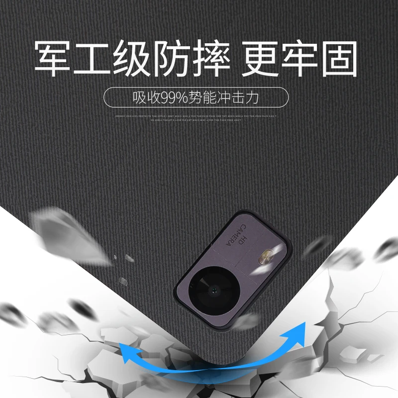 Ultra Fino Três Vezes Stand Tpu Macio Tampa de Resistência à Queda para Chuwi Hi10 Xpro Hi10x Pro Novo Tablet 101 Case - Imagem 5