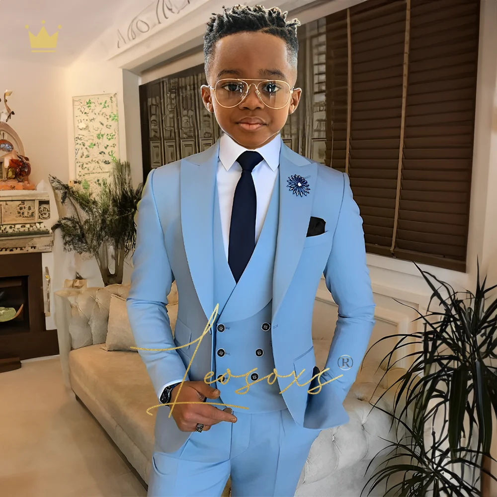 Boys suit 3 piece suit children's formal occasions 3-16 years old children's birthday party wedding festival dress Boys Formal Suit Set
