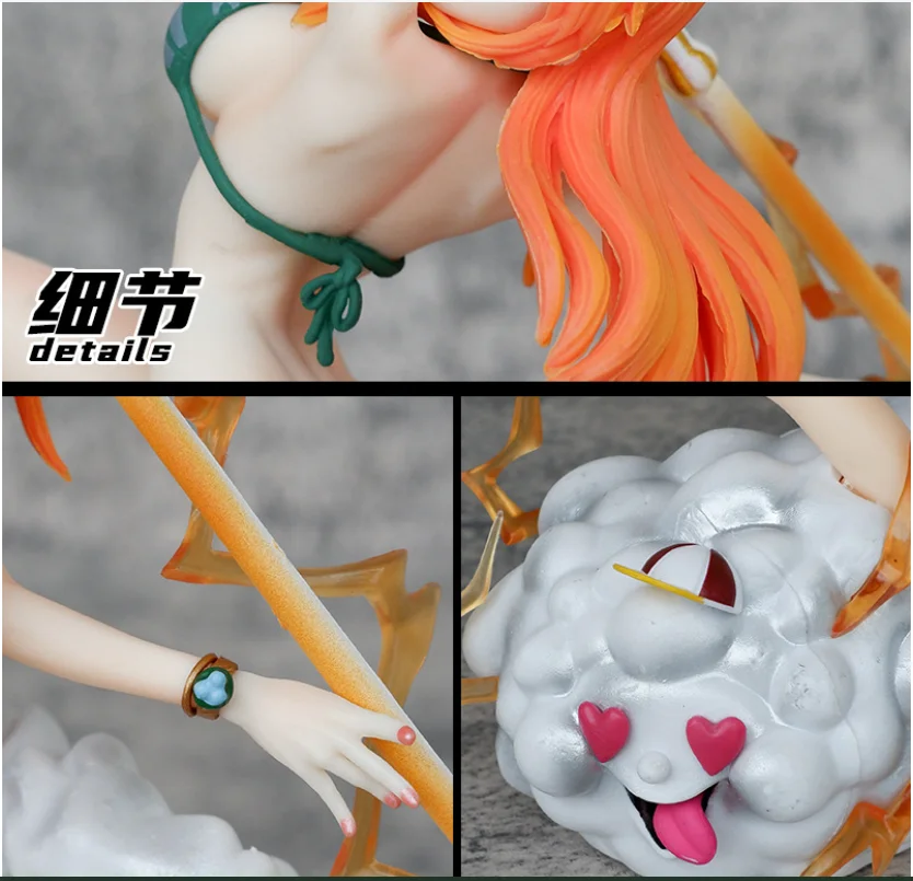 30cm One Piece Anime Figures Nami Figure Zeus Action Figurine Sexy PVC Gk  Statue Collectible Model Decoration Ornament Toy Gift - AliExpress