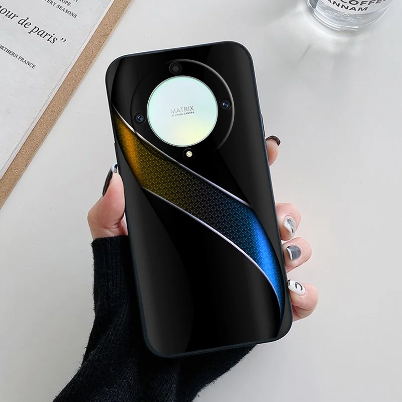 Chic Black TPU Silicone Case - Stylish Soft Cover