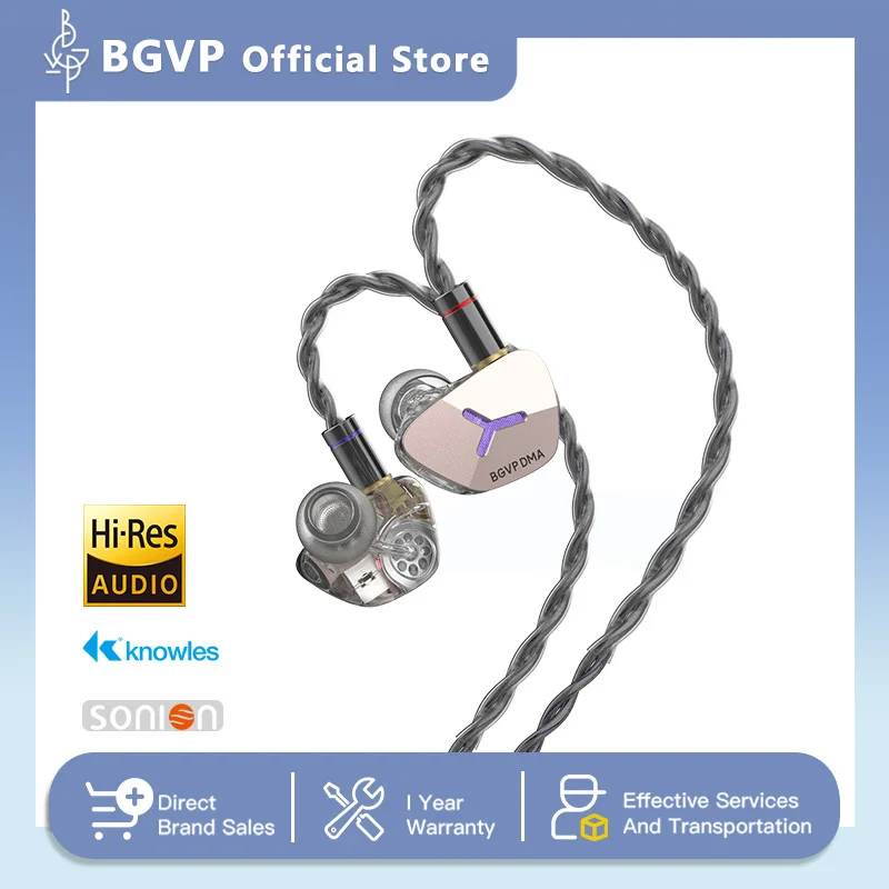 BGVP DMA Bone Conduction Driver Armature Hybrid Unit HIFI In