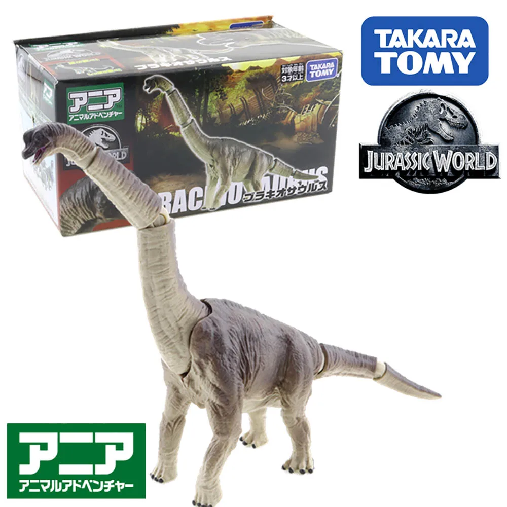 Takara Tomy Ania Jurassic World Brachiosaurus Animal Dinosaur Realistico Moving Figure Toy,Ania Animal Advanture Dinosaurkid Toys