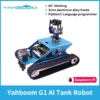 Yahboom AI Vision G1Tank Raspberry Pi Car Kit Open Source Robot with WiFi Video Camera for 4B 3B+for Educational programming toy 1