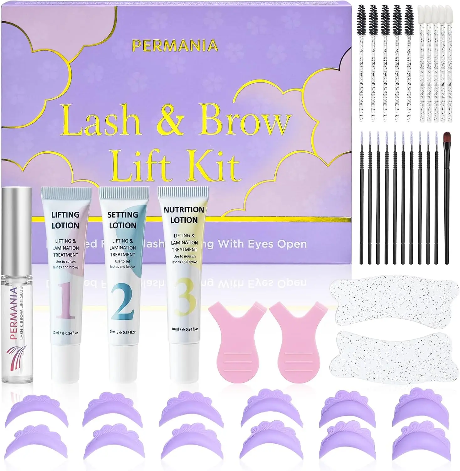 Eyelash Lift Kit - 2-in-1 Korean Solution