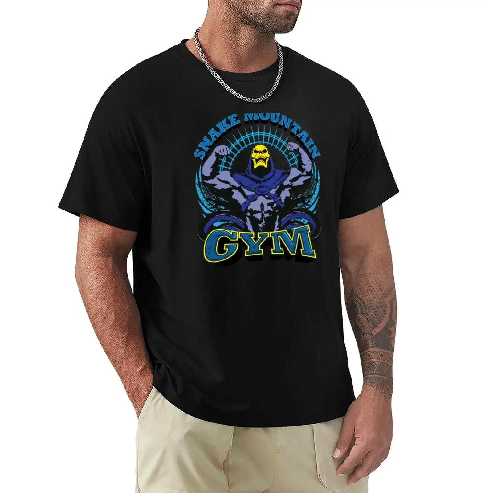 Snake Mountain Gym T-Shirt Tees Vintage Mens Tall T-Shirt