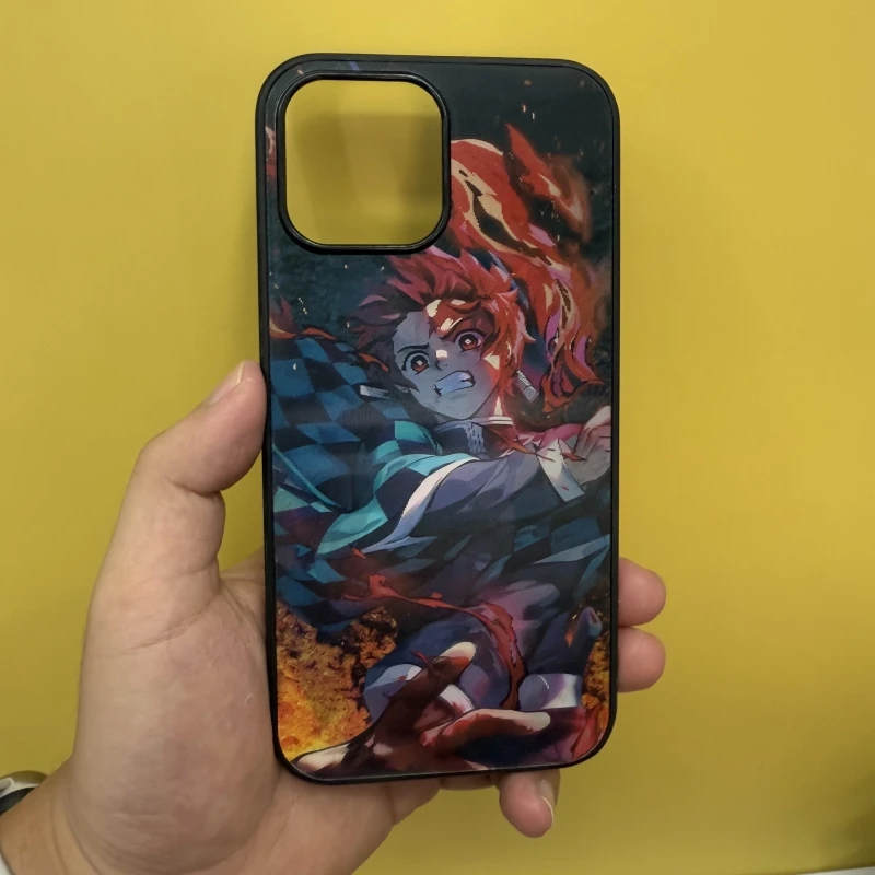 2 Custodie Eouine Per Xiaomi Redmi 9A/9i/9AT – Anime Demon Slayer (Tanjiro) E Zoro, Cover In TPU Morbido Antiurto