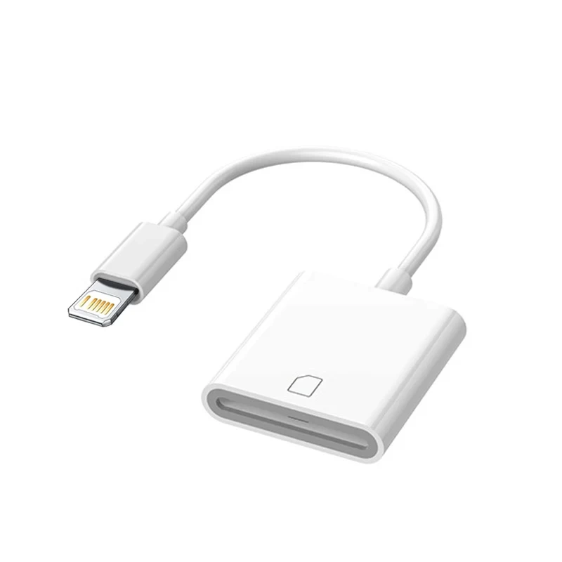 OTG Adaptörü Apple Adaptörü SD Kart TF Kart 2In1 Çok Fonksiyonlu Kamera Yüksek Hızlı İletim Kart Okuyucu Müzik Depolama Kartı