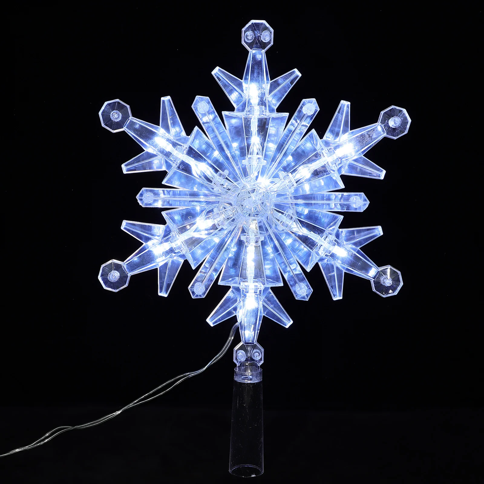 

LED Christmas Tree Topper Plastic Christmas Tree Topper Lighting Ornament