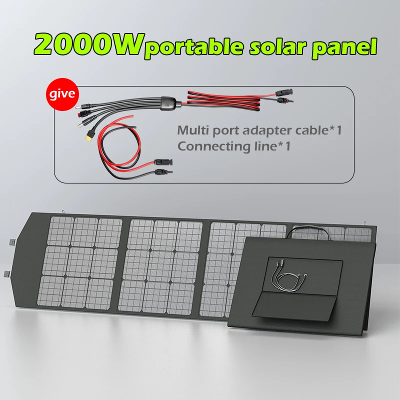 500W 1000W 1500W  2000W Solar Panel Portable Folding Bag Solar Charger 12V Outdo