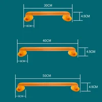 ด้ามจับห้องน้ำขนาด30/40/50ซม., ที่จับมีความปลอดภัยราวจับชั้นวางผ้าขนหนู 4