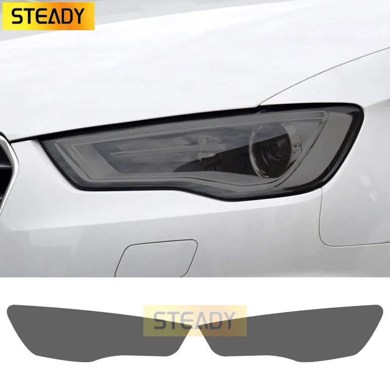 

Car Headlight Protective Film Transparent Smoked Black TPU Sticker For Audi A3 8V S3 RS3 8Y 2021 2022 S Line Sportback 2014-On
