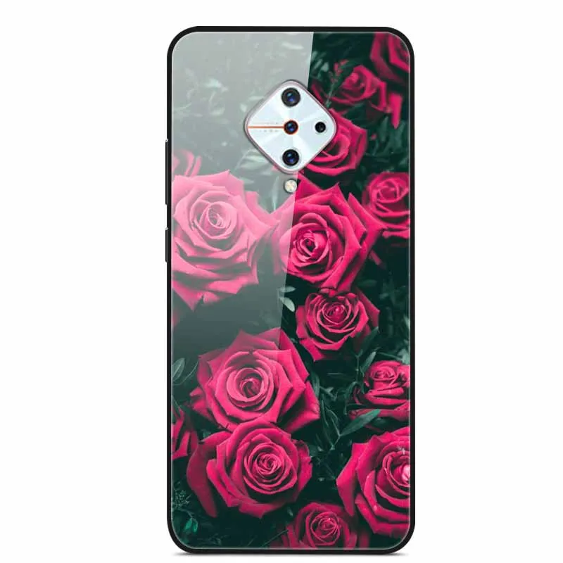 Premium Tempered Glass Back Case with Soft Bumper