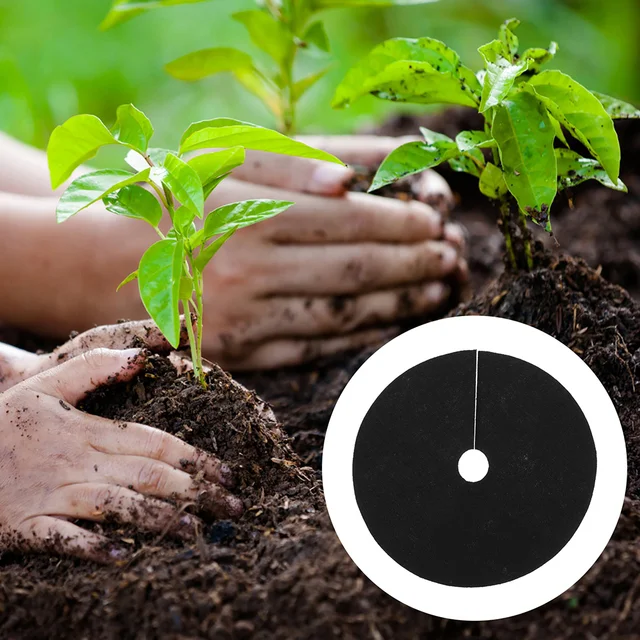 Nem Szőtt Fa Talajtakaró Gyűrű Őrölt Ruha-Grass Erős Gyomnövény Szövet Gátvezérlés - Image 3