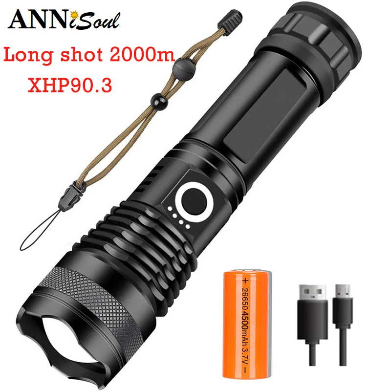 5000000LMXHP1999MostPowerfulFlashlightRechargeableLEDTorch
