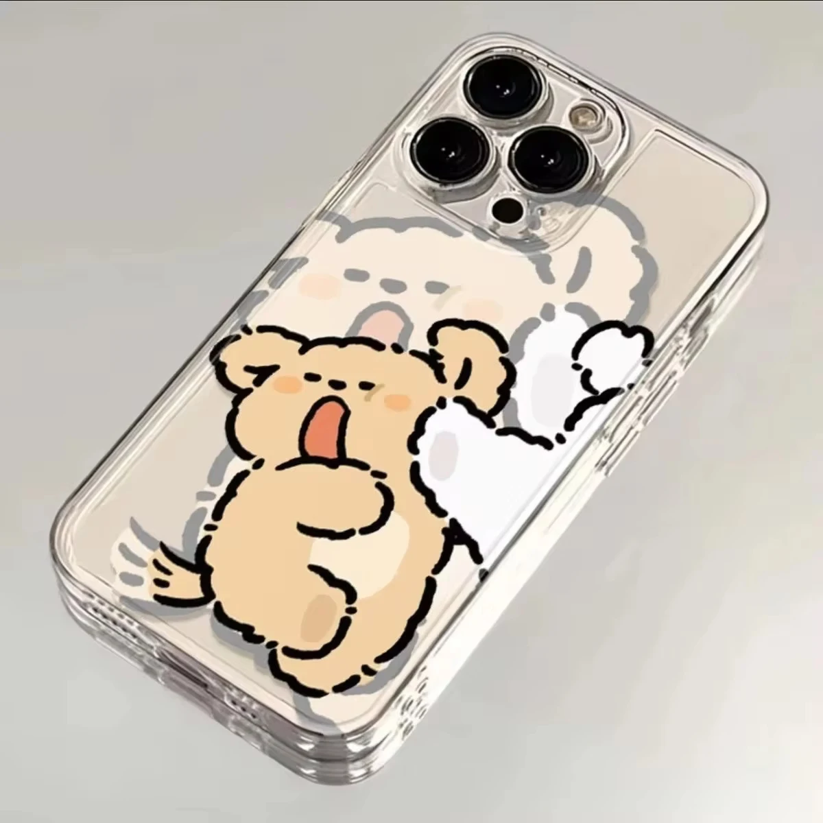 Korean Maltese Phone Case For Lovers Couples for Samsung Galaxy S24 S23 S22 S21 Plus Ultra FE A73 A72 A71 A52 A51 A32 Funda Case